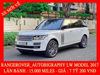 Cần bán LandRover Range rover 2017 - Range Rover Autobigraphy LW model 2017 mới nhất Việt Nam trả trước 2 tỷ rưỡi nhận xe