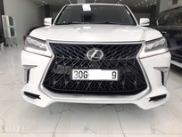 Bán xe oto Lexus LX 570 2018 - Bán xe Lexus LX 570 bản Mỹ màu trắng nội thất nâu đỏ, xe sản xuất năm 2018, đi 20.000km như mới