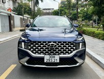 Bán xe oto Hyundai Santa Fe 2.2L 2021 - Bán xe Hyundai Santa Fe 2.2L 4x4 model 2022, màu xanh biển Hà Nội