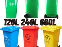 Bán xe oto Audi Audi khác 2024 -  Thùng rác hàng mới về giá rẻ sỉ và lẻ- thùng rác 120l 240l màu xanh giá tốt- lh 0911082000