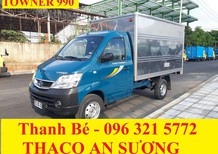 Thaco TOWNER 990 2017 - Thaco Towner 990 thùng kín tải trọng 990kg, đời 2017, hỗ trợ trả góp 75%, chỉ từ 80 triệu