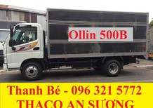 Thaco OLLIN 2017 - Bán Thaco Ollin 198A/500B tải trọng 1 tấn 98 / 5 tấn, đời 2017, hỗ trợ trả góp 75%