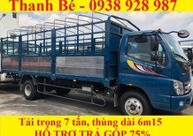 Thaco OLLIN 2017 - Cần bán xe Thaco OLlin 700B, tải trọng 7 tấn, thùng dài 6m15, đời 2017, hỗ trợ trả góp 75%