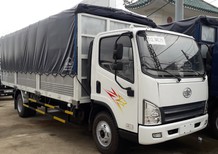 Howo La Dalat 2017 - Bán FAW xe tải thùng sản xuất năm 2017, màu trắng, xe nhập