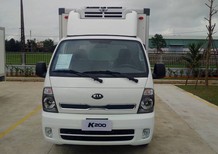 Giá xe tải đông lạnh Thaco K200 tải trọng 1 tấn và 1.9 tấn Trường Hải ở Hà Nội, LH: 098.253.6148