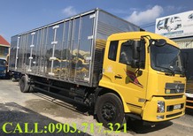 Xe tải 5 tấn - dưới 10 tấn   2019 - Bán xe tải DongFeng B180 thùng kín dài 9m7 tải chở hàng 7T5, xe tải DongFeng 7T5