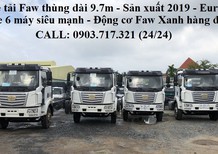 Howo La Dalat   2020 - Bán xe tải Faw 7T2 thùng kín dài 9m65 giao xe ngay. 
