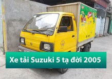 Xe tải 5 tạ Suzuki cũ thùng kín đời 2005 Hải Phòng
