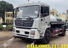 Xe tải 5 tấn - dưới 10 tấn 2021 - Bán xe bồn DongFeng 9 khối nhập khẩu, chở nước tưới cây rửa đường giá tốt