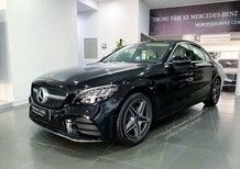 Bán xe Mercedes_C180_AMG lướt chính hãng sản xuất và đăng ký cuối 2021, màu đen, bảo hành 3 năm