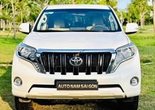 Toyota Land Cruiser Prado 2017 - Bán xe trắng kem xe siêu đẹp, bảo dưỡng hãng bao check