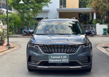 Kia Carnival 2.2D Signature 2022 - Cần bán lại xe Kia Carnival 2.2D Signature 2022, màu xanh , nhập khẩu nguyên chiếc