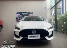 MG MG5 STD, LUX 2023 - Bán MG5 2023 trắng, nhập Thái, trả trước 80tr nhận xe