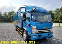 JAC N900 2023 - Bán xe tải Jac N900S thùng bạt tiêu chuẩn màu xanh ngọc giao ngay