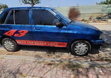 Kia Pride 2001 - KIA CD5 năm 2001 , màu xanh 