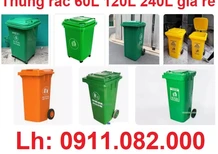 Audi Audi khác 2024 -  Giảm 20% giá thùng rác nhựa, thùng rác 60l 120l 240l- hàng nhập khẩu mới 100% giá chuẩn- lh 0911082000