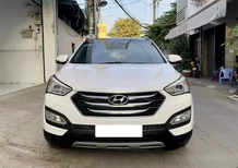 Hyundai Santa Fe 2.4L xăng cao cấp AWD 2016 - Cần bán gấp Hyundai Santa Fe 2.4L xăng cao cấp AWD 2016, màu trắng