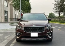 Kia Sedona GATH Luxury Full dầu 2021 - Cần bán gấp Kia Sedona GATH Luxury Full dầu 2021, màu đỏ