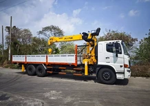 Hino 300 Series XZU 2024 - XE HINO 3 CHÂN GẮN CẨU SOOSAN 8 TẤN 