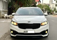 Kia Sedona GATH full xăng 2017 - Cần bán xe Kia Sedona GATH full xăng 2017, màu trắng