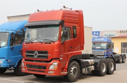 Xe tải Trên10tấn 2015 - Giá mới nhất của xe đầu kéo 2 cầu 40 tấn L375 = Xe đầu kéo Dongfeng 2 cầu L375 giá bao nhiêu?
