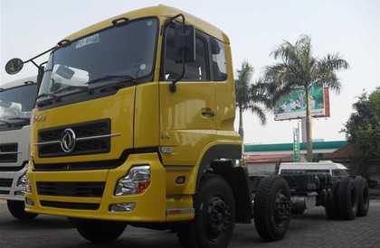 Xe tải Trên10tấn 2015 - Cửa hàng bán xe tải Dongfeng 17 tấn 4 chân 2 cầu 2 dí Hoàng Huy