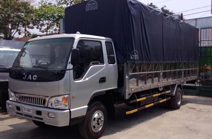 1083K 2015 - Bán JAC 6T4 thùng bạt, xe tải JAC 6T4, màu bạc