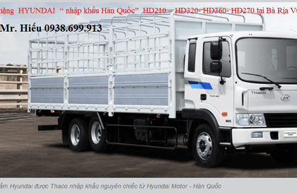 Hyundai HD  210 2016 - Giá xe tải Hyundai HD210-bán xe tải Hyundai 3 chân rẻ nhất Bà Rịa Vũng Tàu