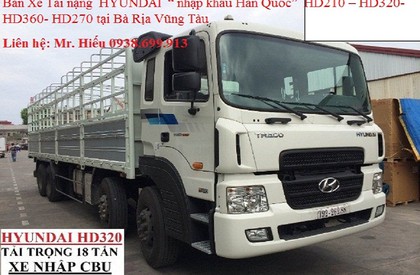 Xe tải Trên 10 tấn HD 2016 - Bán xe tải Hyundai 4 chân 18 tấn giá rẻ nhất tại Bà Rịa Vũng Tàu, mua xe trả góp tại BRVT 0938 699 913