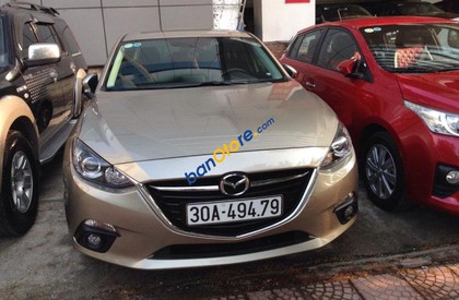 Mazda 3 AT 2015 - Bán Mazda 3 AT sản xuất năm 2015, màu vàng cát