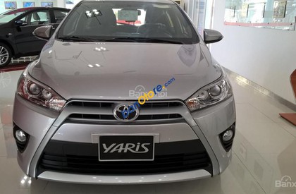Toyota Yaris 1.3G 2017 - Cần bán xe Toyota Yaris 1.3 G đời 2017, màu xám (ghi), nhập khẩu nguyên chiếc, giá tốt