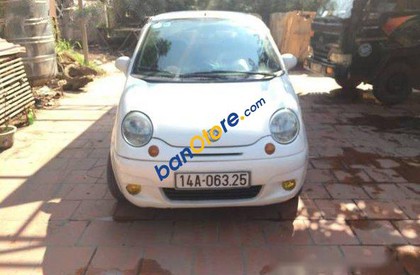 Daewoo Matiz MT 2003 - Lên đời bán xe cũ Daewoo Matiz MT đời 2003, màu trắng 