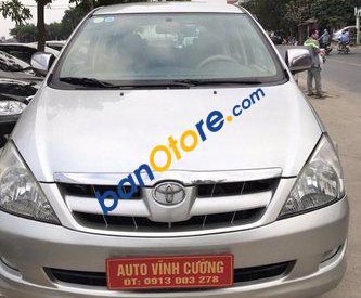 Toyota Innova  G MT 2007 - Cần bán xe Toyota Innova G MT năm 2007, màu bạc, giá 450tr