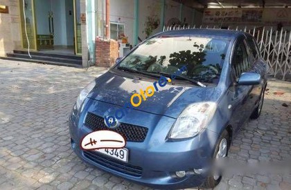 Toyota Yaris   2007 - Bán Toyota Yaris năm sản xuất 2007, màu xanh lam số sàn