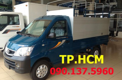 Thaco TOWNER 990 2016 - TP. HCM Thaco TOWNER 990 990 KG mới, màu vàng, xe nhập, mui bạt tôn lạnh