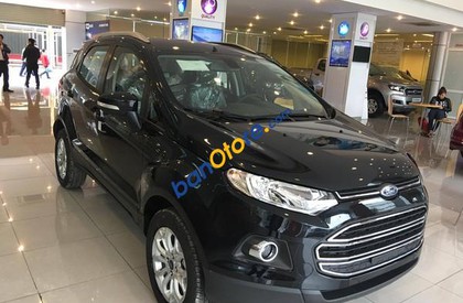 Ford EcoSport Titanium 2016 - Bán xe Ford EcoSport Titanium năm 2016, màu đen, giá chỉ 595 triệu