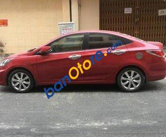 Hyundai Accent   AT 2012 - Cần bán Hyundai Accent AT năm 2012, màu đỏ 