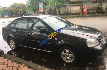 Daewoo Lacetti   MT 2012 - Cần bán Daewoo Lacetti MT năm sản xuất 2012, màu đen số sàn, giá tốt