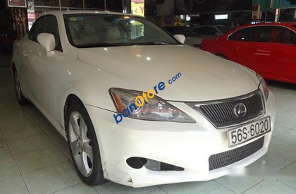 Lexus IS250  C AT 2010 - Cần bán gấp Lexus IS250 C AT sản xuất 2010, màu trắng, nhập khẩu nguyên chiếc