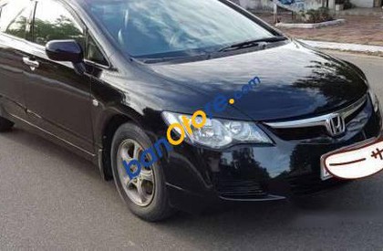 Honda Civic  MT 2008 - Bán ô tô Honda Civic MT sản xuất 2008, màu đen số sàn, 387tr