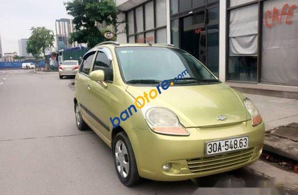 Chevrolet Spark   MT 2010 - Bán ô tô Chevrolet Spark MT sản xuất năm 2010, màu vàng chính chủ, 158 triệu