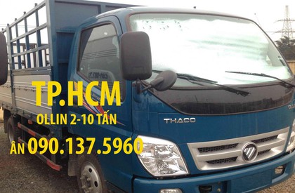 Thaco OLLIN 700B 2017 - TP. HCM Thaco Ollin 700 xe 7 tấn Thaco, giá tốt thùng mui bạt tôn đen