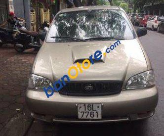 Kia Carnival  MT 2000 - Cần bán xe Kia Carnival MT sản xuất 2000, màu vàng số sàn, 220 triệu