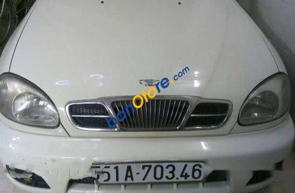 Daewoo Lanos 2005 - Cần bán xe Daewoo Lanos năm 2005, màu trắng chính chủ