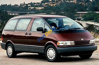 Toyota Previa 1992 - Bán Toyota Previa 1992, màu đỏ, nội thất nỉ zin, ghế xoay 360, máy cực êm