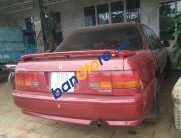 Honda Accord   1992 - Bán xe Honda Accord sản xuất 1992, màu đỏ, nhập khẩu nguyên chiếc