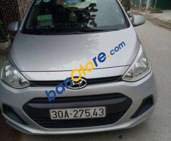 Hyundai i10  MT 2014 - Cần bán xe Hyundai i10 MT năm sản xuất 2014, màu bạc