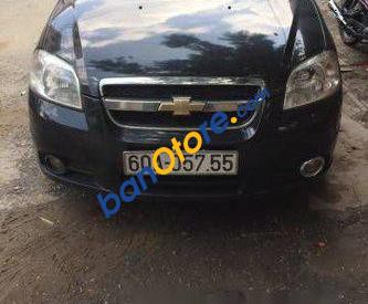 Chevrolet Aveo  MT 2012 - Cần bán gấp Chevrolet Aveo MT năm 2012, màu đen, 300 triệu