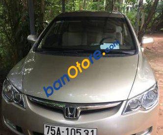 Honda Civic  AT 2008 - Bán Honda Civic AT sản xuất năm 2008, màu vàng số tự động