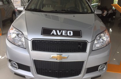 Chevrolet Aveo LT   2018 - Bán xe Chevrolet Aveo LT 2018, màu bạc